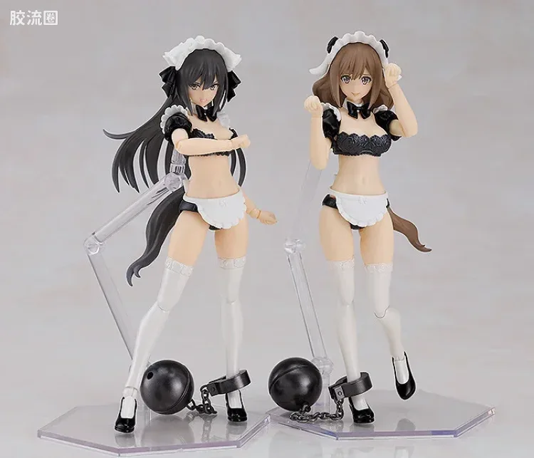 MAX PLAMAX 罪姬(Guilty Princess)系列 GP-07 内衣素体娘  兰&洁莉 女仆Ver.套装 - 图片
