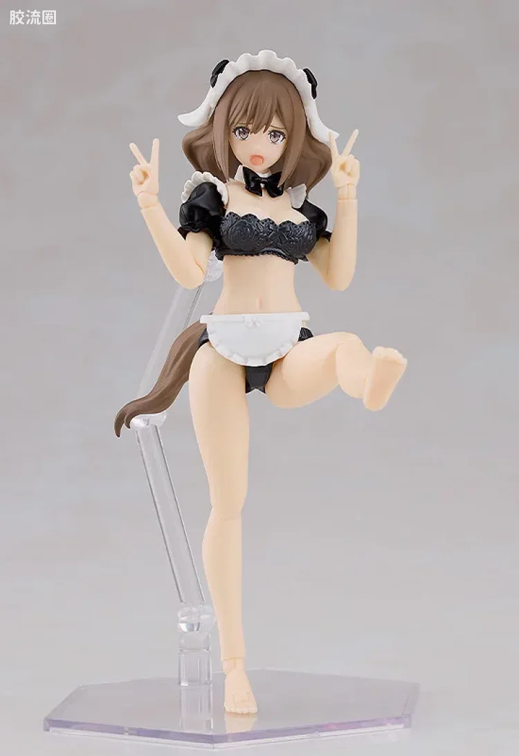 MAX PLAMAX 罪姬(Guilty Princess)系列 GP-07 内衣素体娘  兰&洁莉 女仆Ver.套装 - 图片