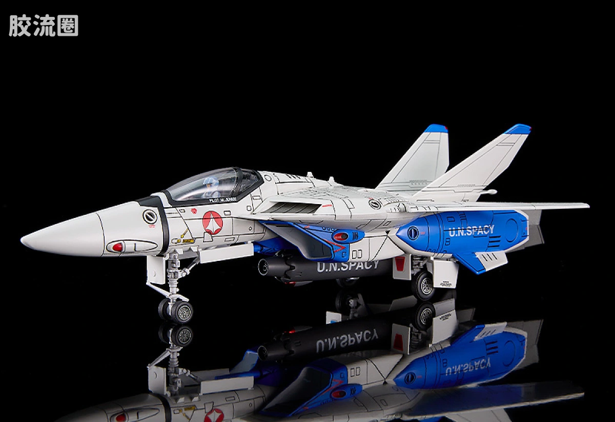 MAX PLAMAX 超时空要塞 PX07 VF-1A 女武神 F形态 Vermilion小队(麦克斯·米利安·吉纳斯/柿崎速雄机) - 图片