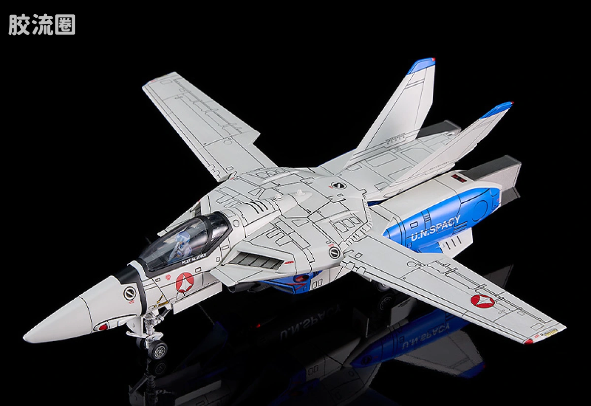 MAX PLAMAX 超时空要塞 PX07 VF-1A 女武神 F形态 Vermilion小队(麦克斯·米利安·吉纳斯/柿崎速雄机) - 图片