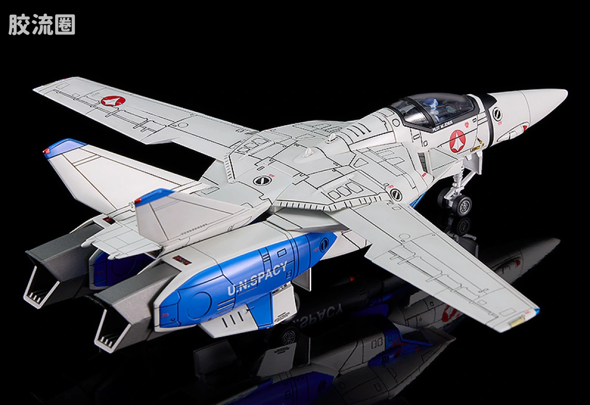 MAX PLAMAX 超时空要塞 PX07 VF-1A 女武神 F形态 Vermilion小队(麦克斯·米利安·吉纳斯/柿崎速雄机) - 图片