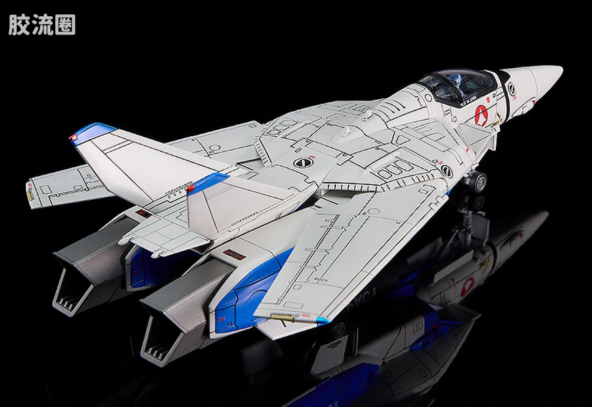 MAX PLAMAX 超时空要塞 PX07 VF-1A 女武神 F形态 Vermilion小队(麦克斯·米利安·吉纳斯/柿崎速雄机) - 图片