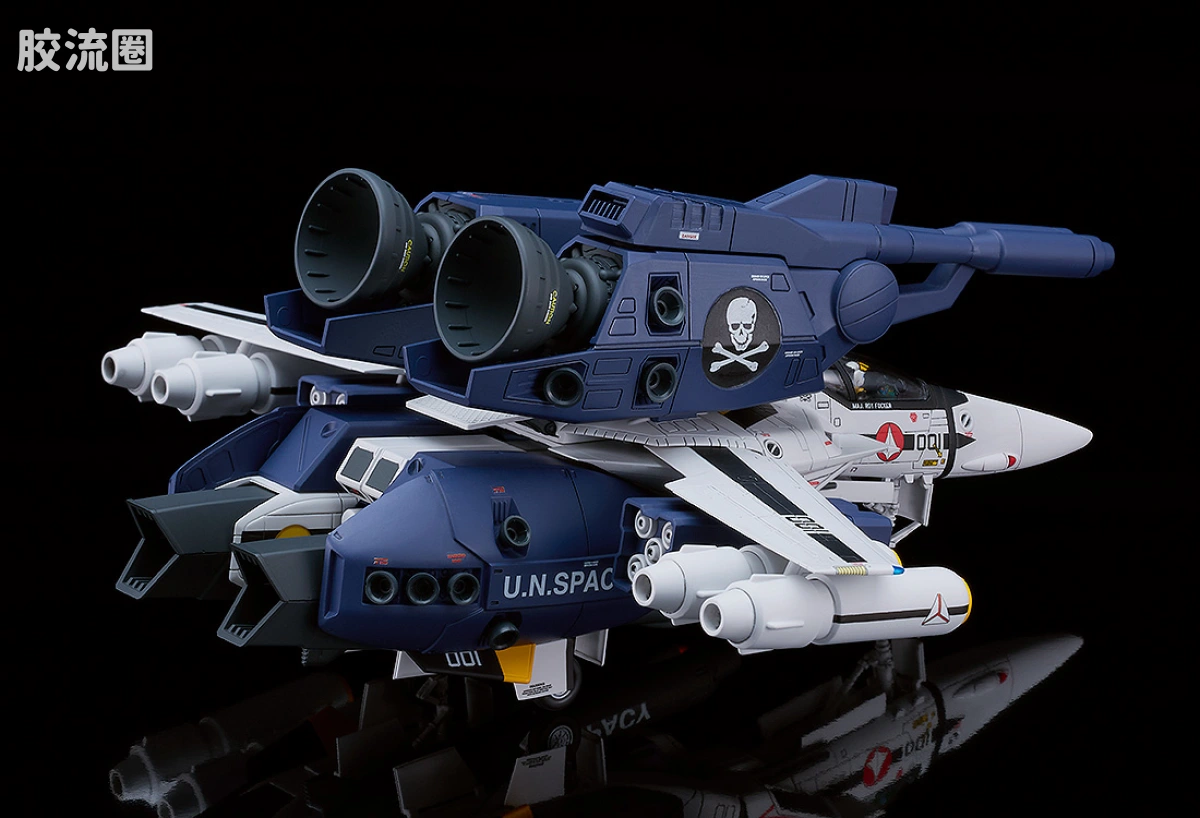 MAX PLAMAX 超时空要塞 PX08 VF-1S 强袭女武神 F形态 骷髅小队队长机 - 图片