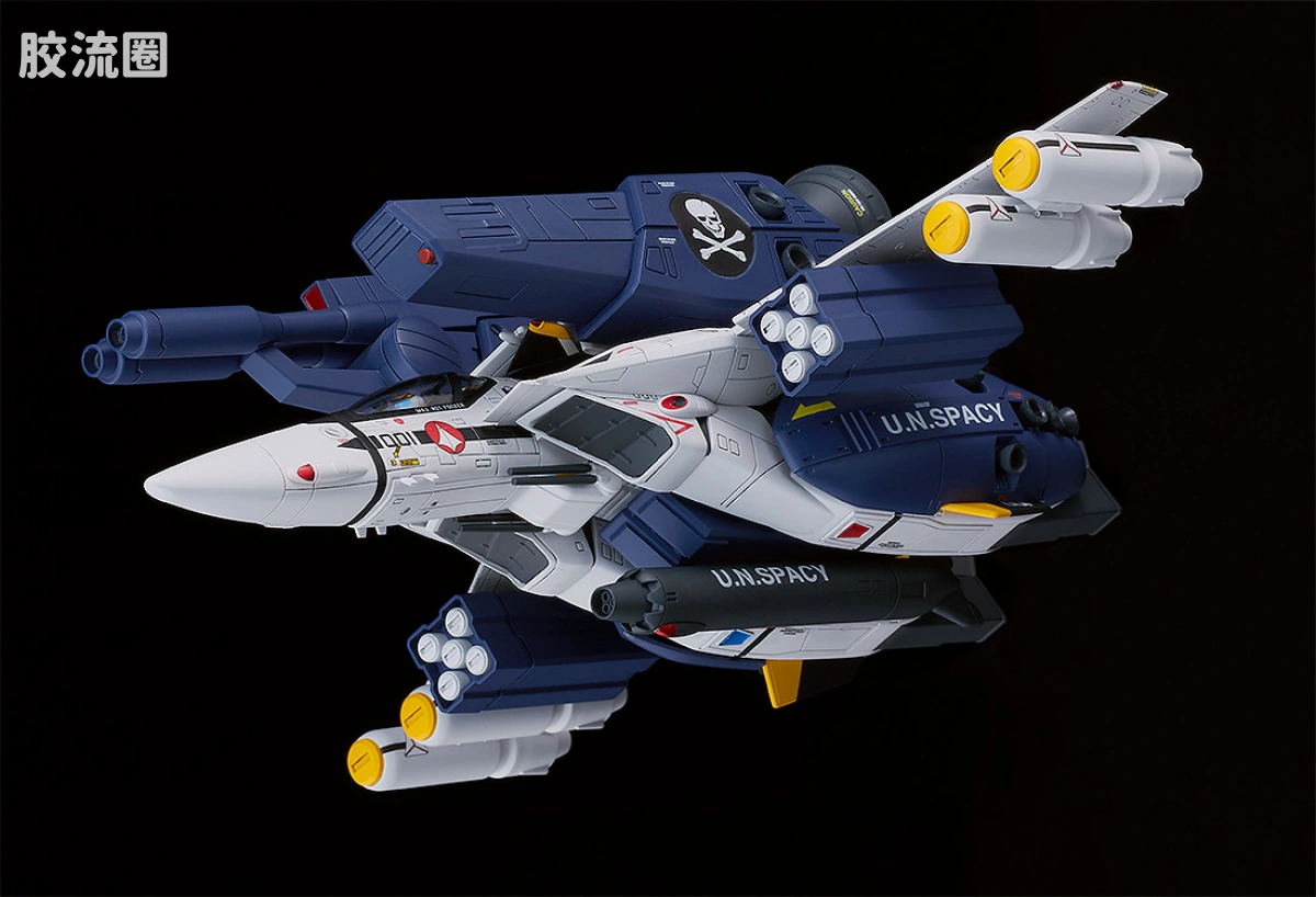 MAX PLAMAX 超时空要塞 PX08 VF-1S 强袭女武神 F形态 骷髅小队队长机 - 图片