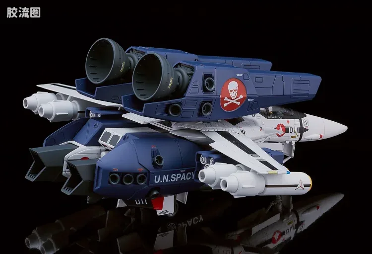 MAX PLAMAX 超时空要塞 PX11 VF-1A 超级女武神 F形态 骷髅小队 - 图片