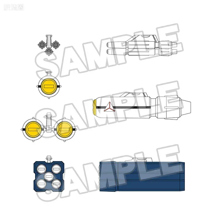 MAX PLAMAX 超时空要塞 PX15 VF-1 女武神战机用兵装套组 - 图片