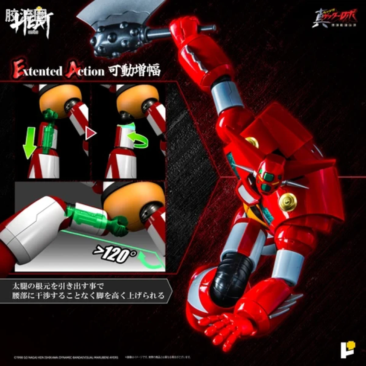 POSE+成品玩具系列 Metal Heat Series系列 盖塔1号(世界最后之日Ver) - 图片