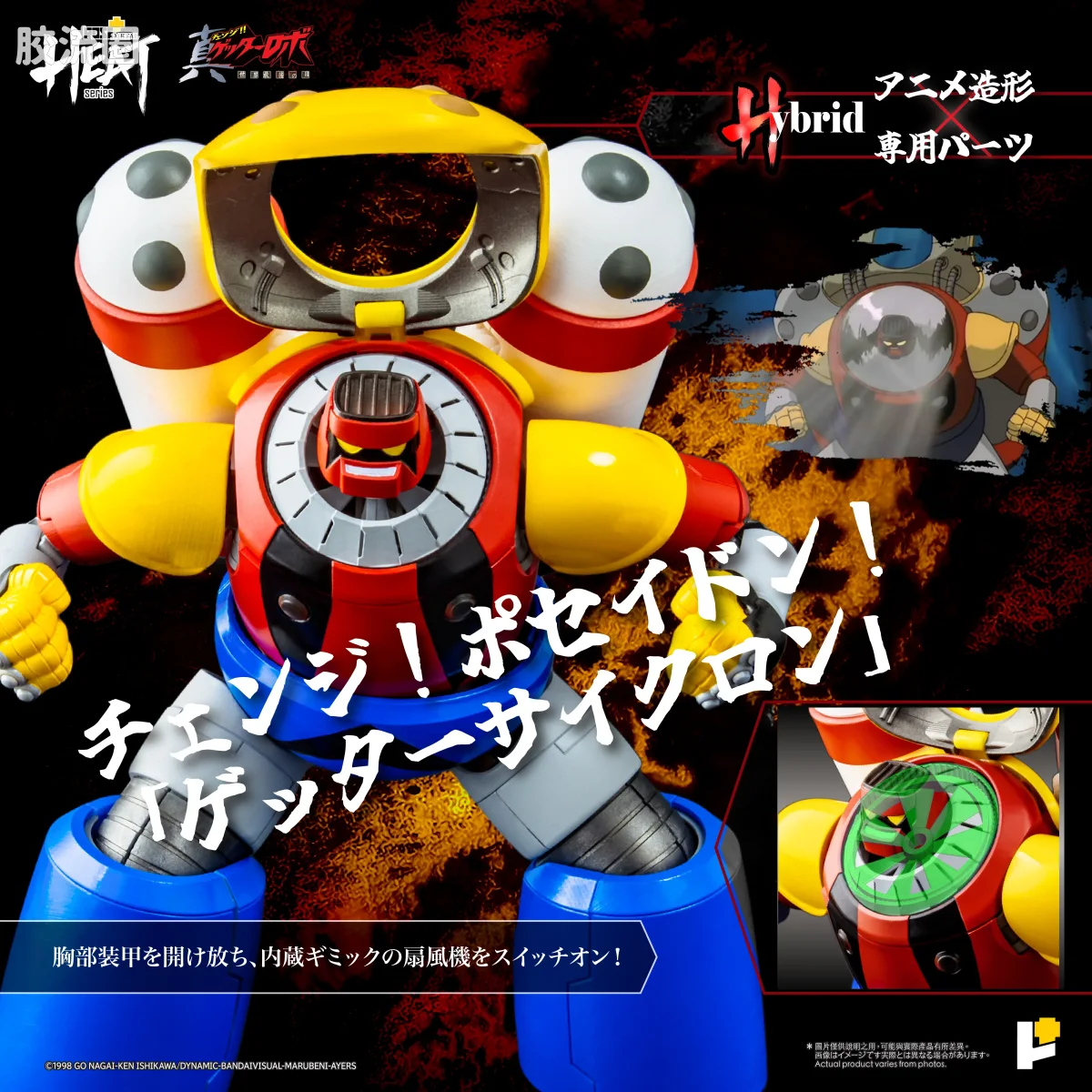 POSE+成品玩具系列 Metal Heat Series系列 盖塔波塞冬 (真盖塔机器人 世界最后之日Ver.) - 图片