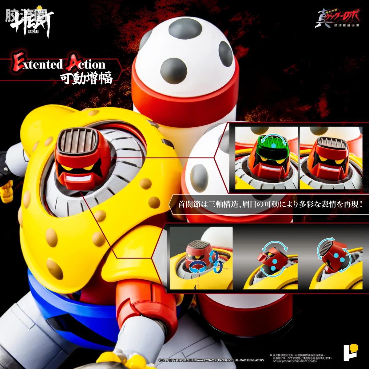POSE+成品玩具系列 Metal Heat Series系列 盖塔波塞冬 (真盖塔机器人 世界最后之日Ver.) - 图片