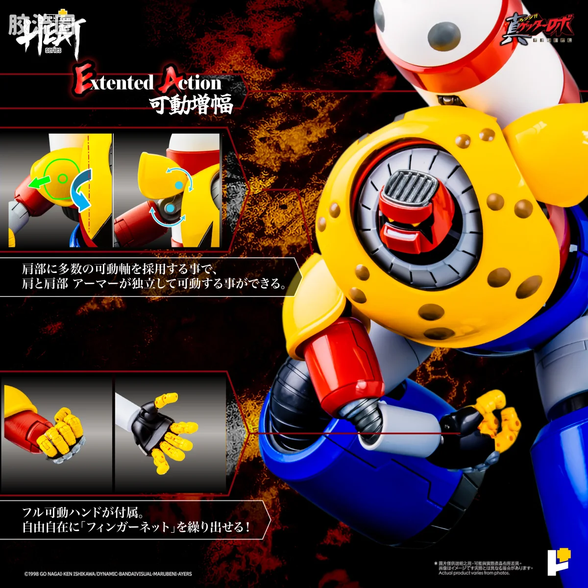 POSE+成品玩具系列 Metal Heat Series系列 盖塔波塞冬 (真盖塔机器人 世界最后之日Ver.) - 图片