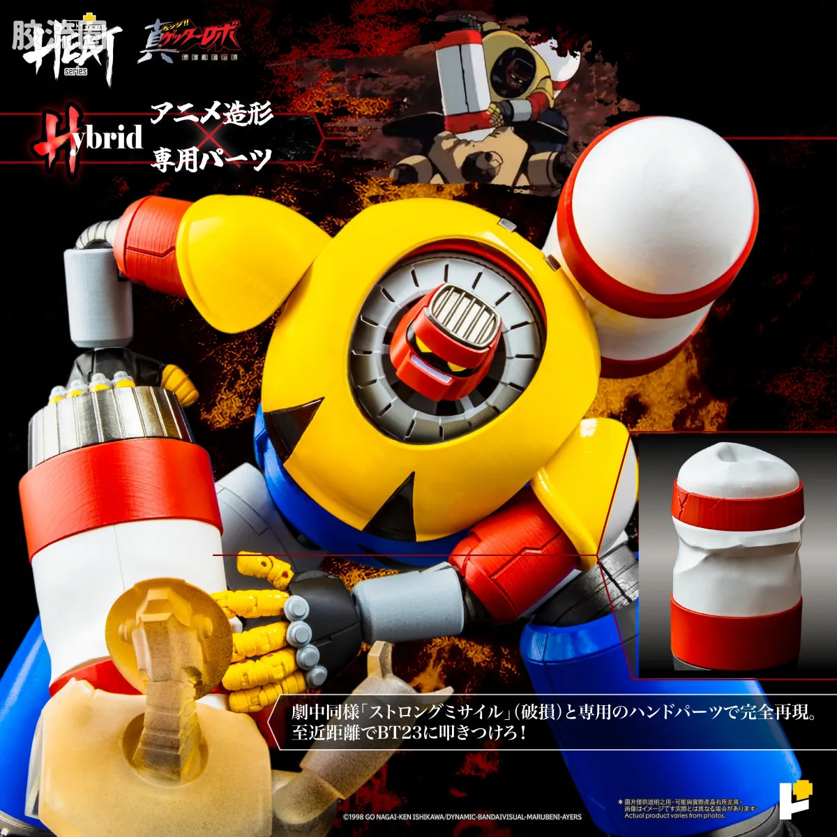 POSE+成品玩具系列 Metal Heat Series系列 盖塔波塞冬 (真盖塔机器人 世界最后之日Ver.) - 图片