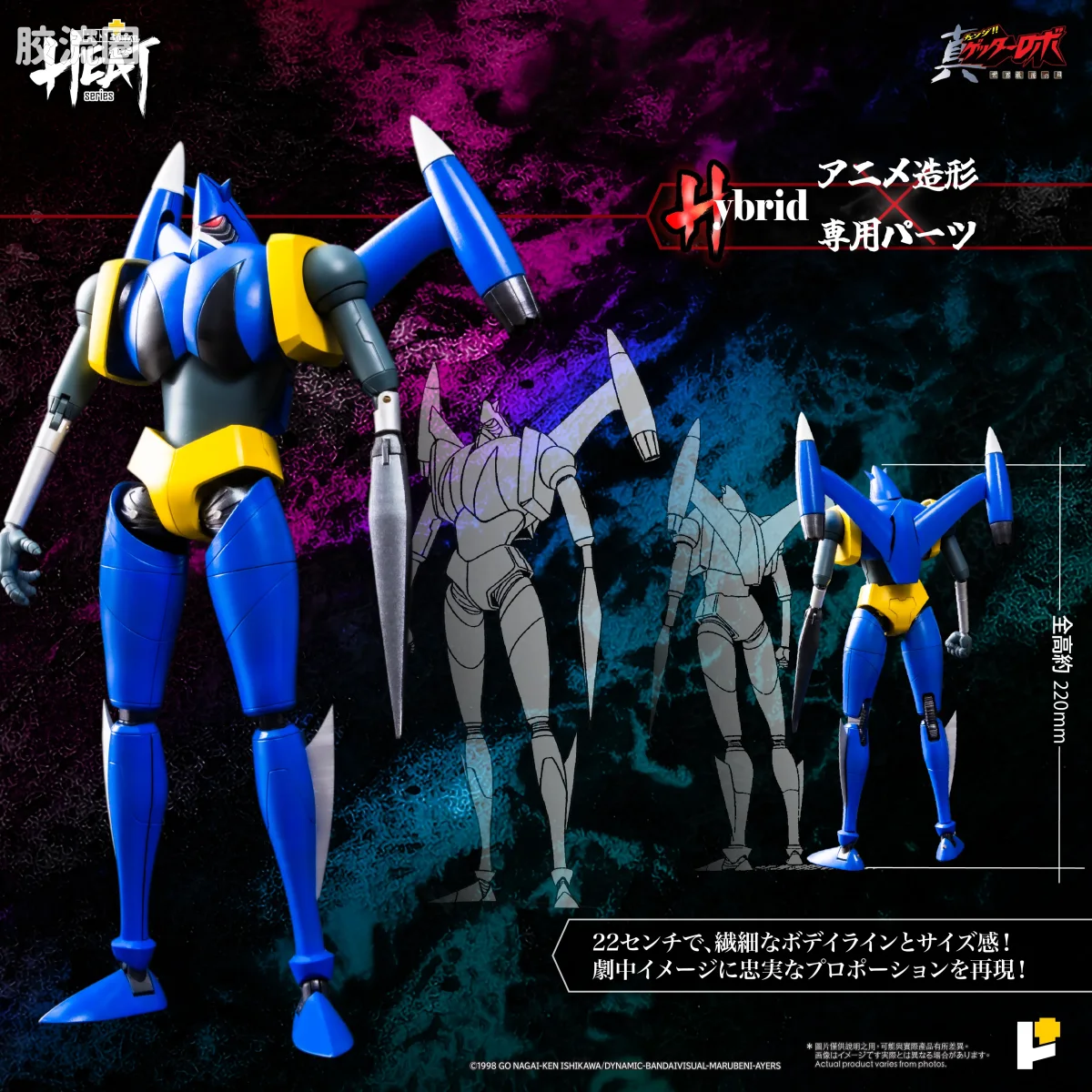 POSE+成品玩具系列 Metal Heat Series系列 盖塔狮虎 (真盖塔机器人 世界最后之日Ver.) - 图片