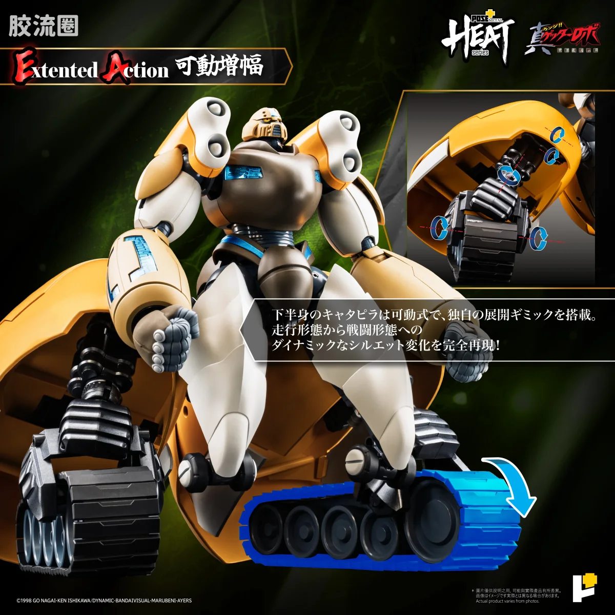 POSE+成品玩具系列 Metal Heat Series系列 真三一万能侠三号 (真三一万能侠 世界最后之日ver.)] - 图片