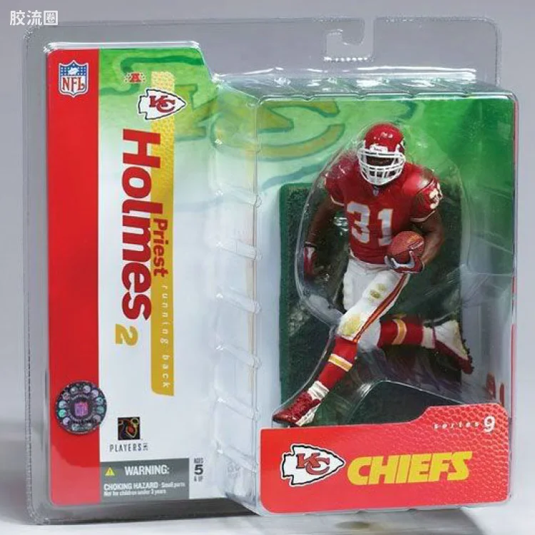 麦克法兰NFL美式足球系列玩具 第9代 PRIEST HOLMES 2
