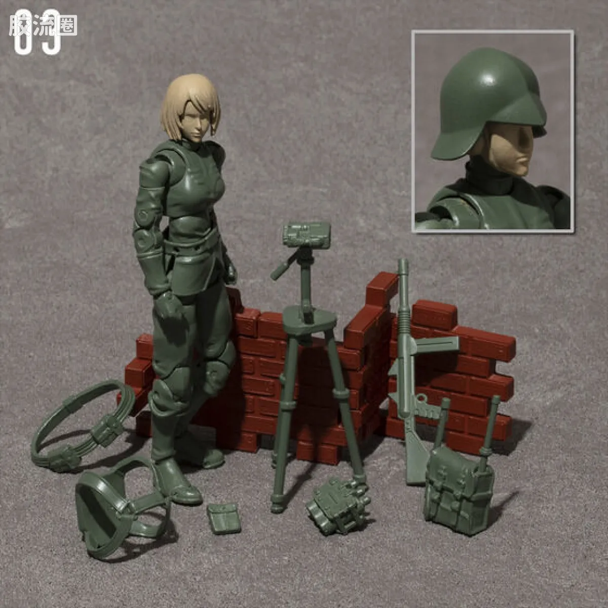 Mega House 手办系列 Gundam Military Generation系列 吉恩公国军普通士兵01~03套装BOX - 图片