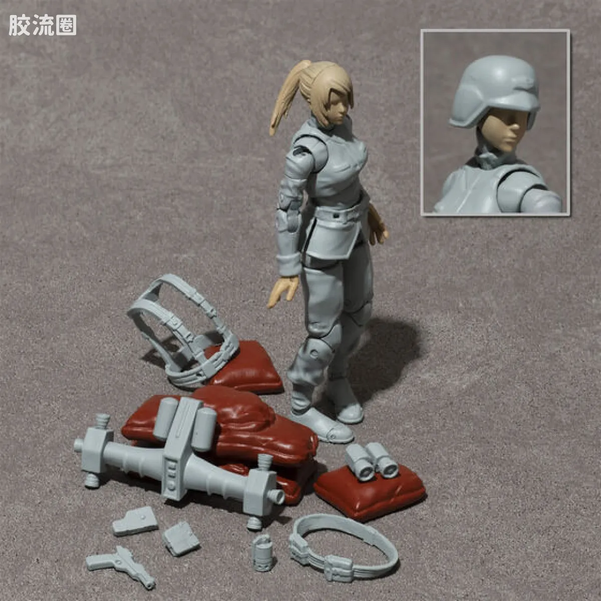 Mega House 手办系列 Gundam Military Generation系列 地球联邦军普通士兵01~03套装BOX - 图片