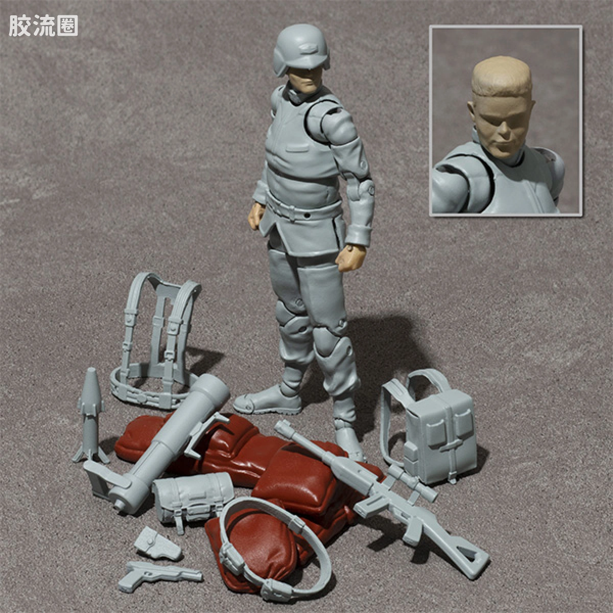 Mega House 手办系列 Gundam Military Generation系列 地球联邦军普通士兵02 - 图片