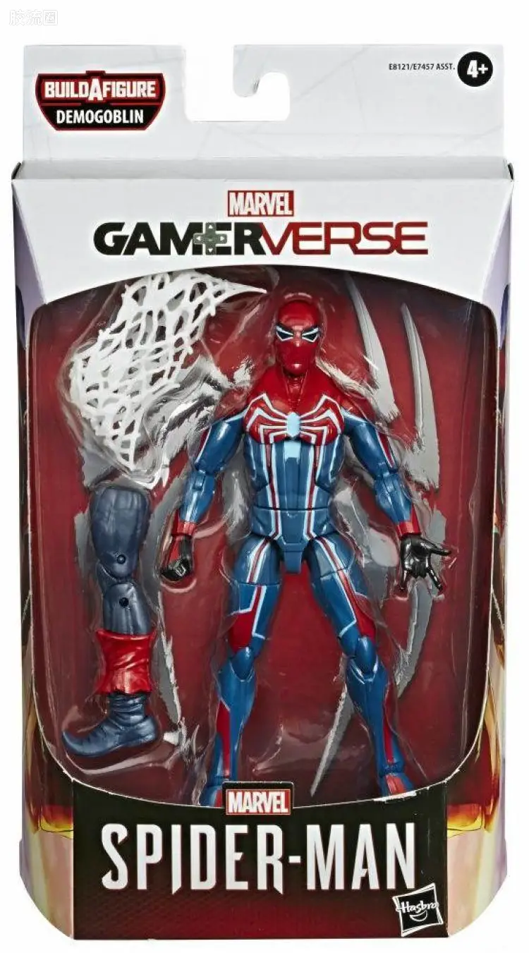 Marvel Legends/漫威传奇 可动人偶系列 恶魔系列 PS4 游戏 蜘蛛侠 蜘蛛侠(极速蜘蛛战服)