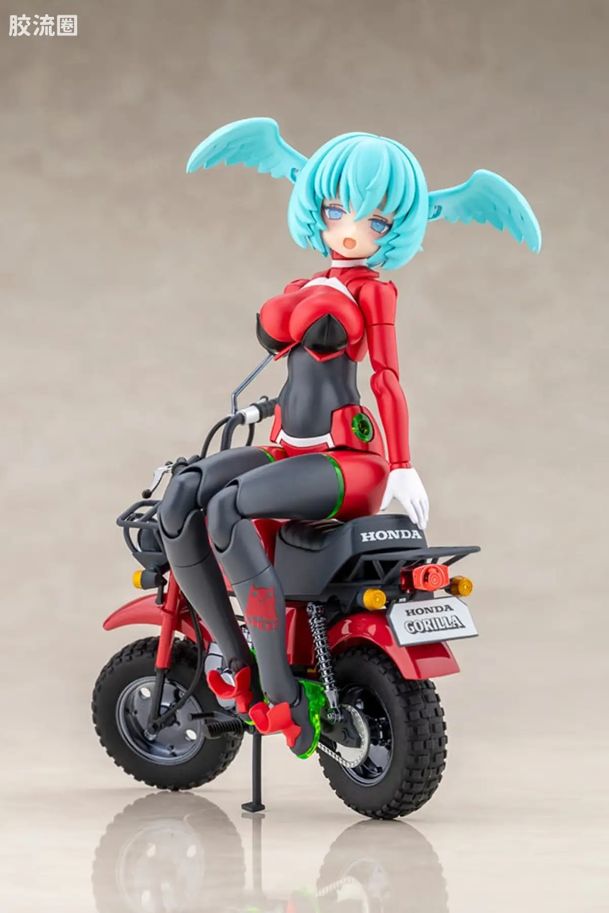 女神装置 限定及特别版 PUNI☆MOFU 赛车小少 with 本田 Z50J 猩猩 - 图片