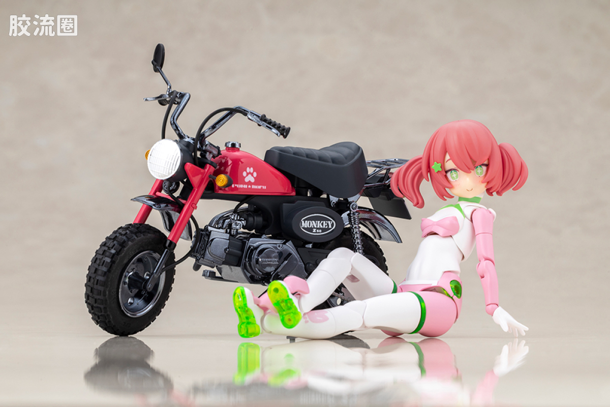 女神装置 限定及特别版 PUNI☆MOFU 赛车猫 with Honda Z50J-1 Monkey - 图片
