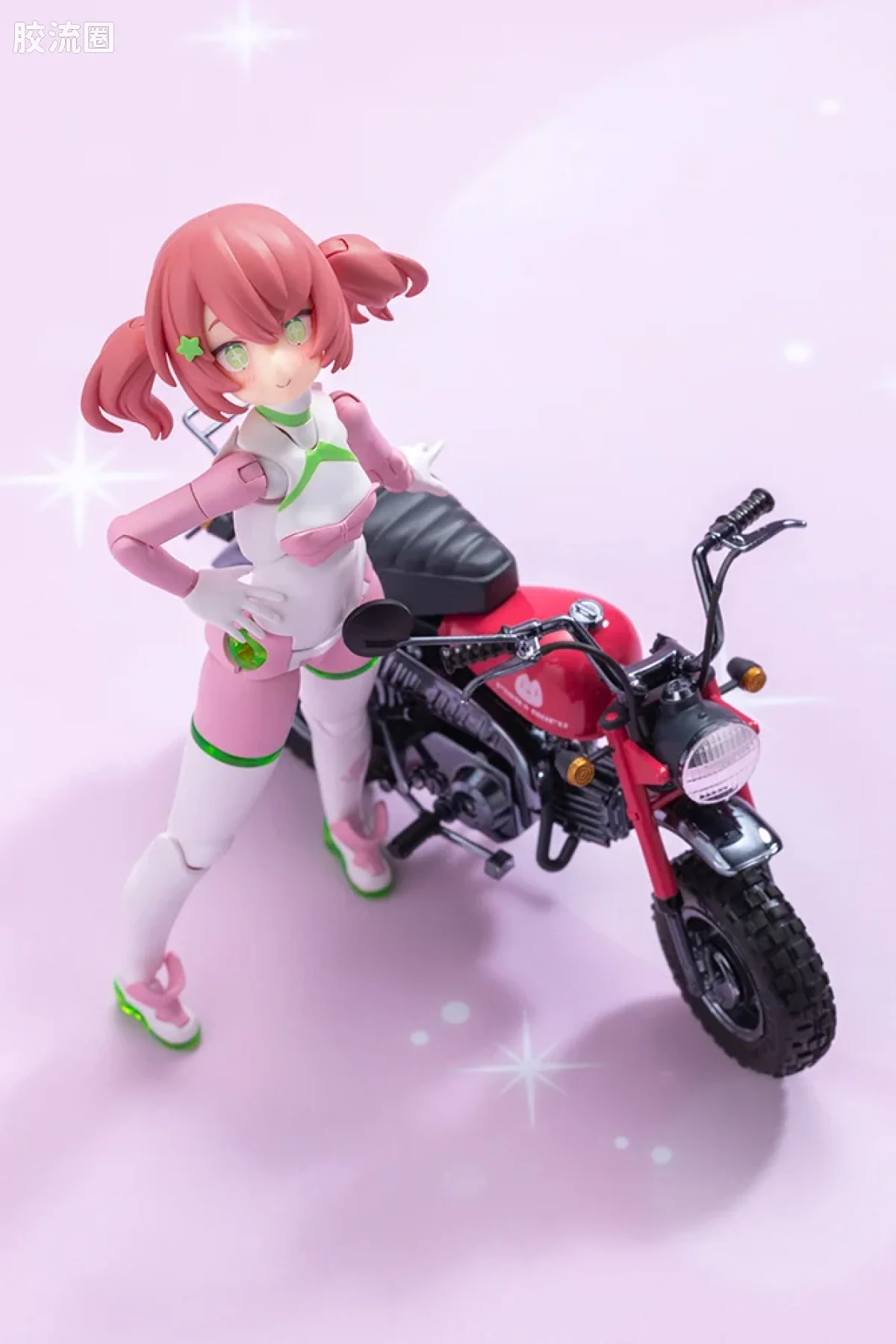 女神装置 限定及特别版 PUNI☆MOFU 赛车猫 with Honda Z50J-1 Monkey - 图片