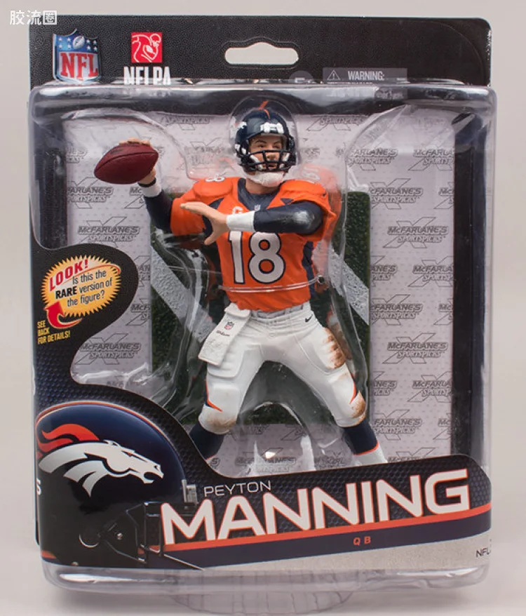 麦克法兰NFL美式足球系列玩具 第34代 Peyton Manning