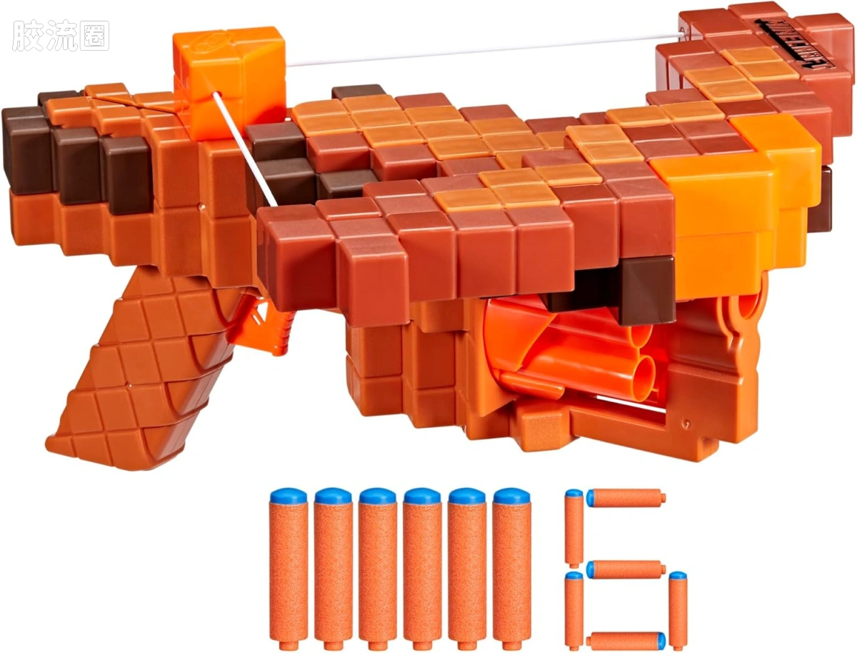 NERF联名发射器 Minecraft Pillager's Crossbow N弹新版