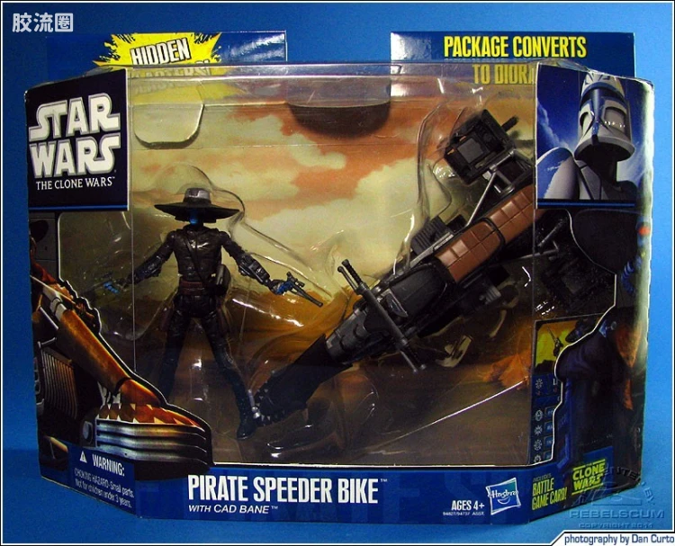 星球大战 THE CLONE WARS 加强版 Pirate Speeder Bike with Cad Bane