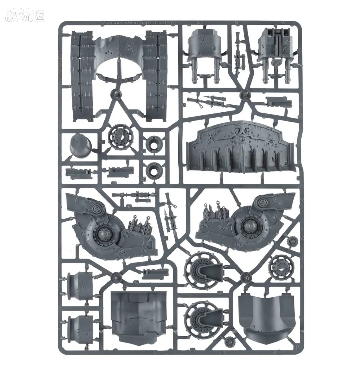 战锤40K Death Guard 死亡守卫 8版 瘟爆履带战车 - 图片