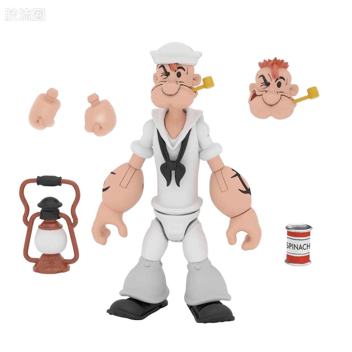 流行品牌 大力水手 波派（白色水手服） - 图片