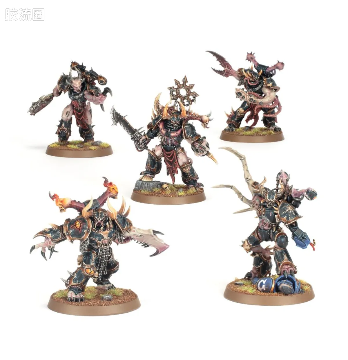 战锤40K Chaos Space Marines 混沌星际战士 9版 附魔战士 - 图片