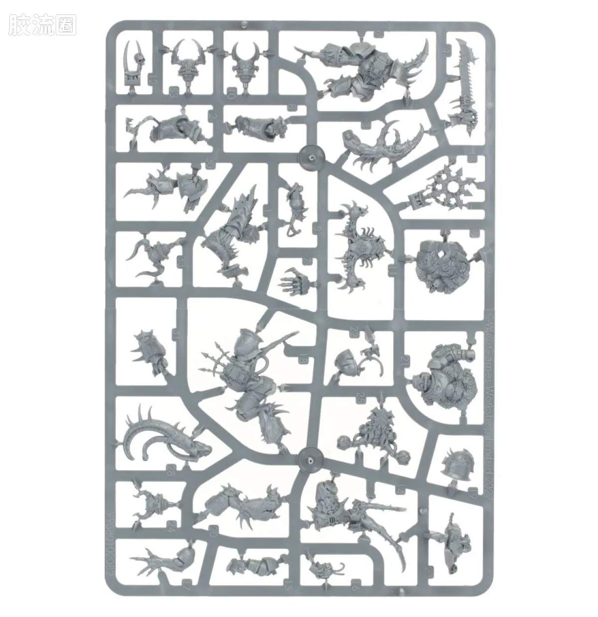 战锤40K Chaos Space Marines 混沌星际战士 9版 附魔战士 - 图片