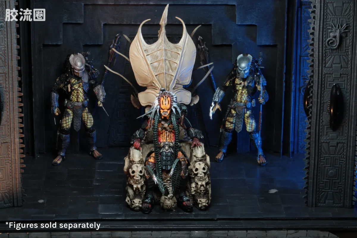 NECA 7寸可动人形系列 场景系列 铁血战士 骷髅王座 - 图片