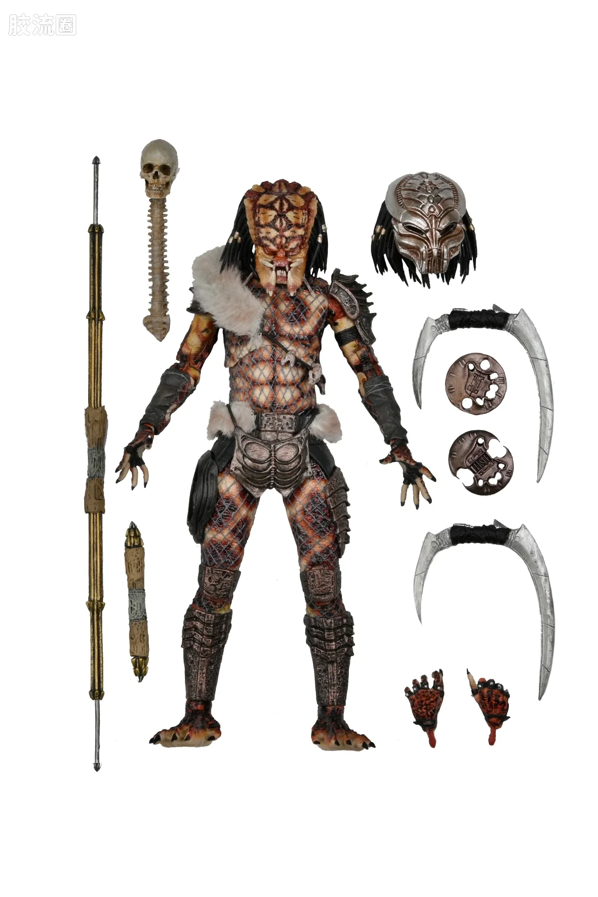 NECA 7寸可动人形系列 铁血战士系列 铁血战士2 蛇 - 图片