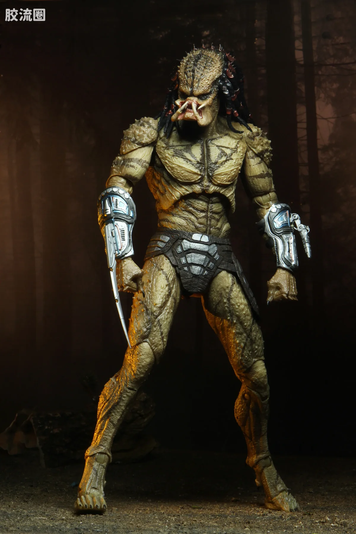 NECA 7寸可动人形系列 铁血战士系列 铁血战士（2018） 刺客铁血战士 - 图片