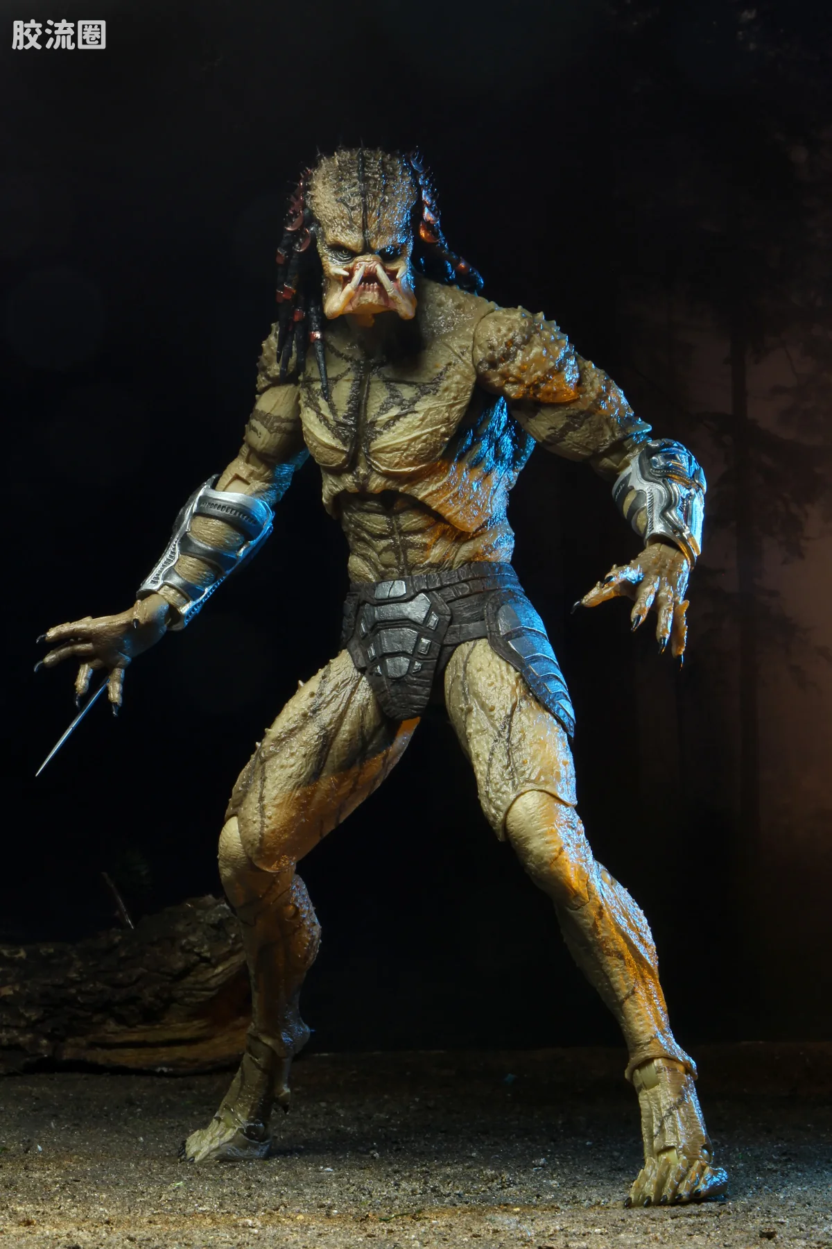 NECA 7寸可动人形系列 铁血战士系列 铁血战士（2018） 刺客铁血战士 - 图片