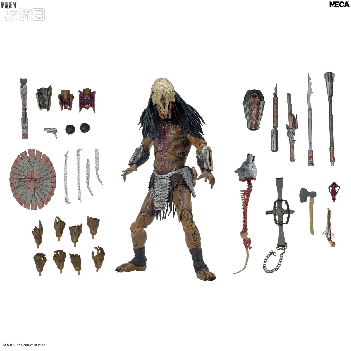 NECA 7寸可动人形系列 铁血战士 终极版/豪华版系列 野生铁血战士 - 图片
