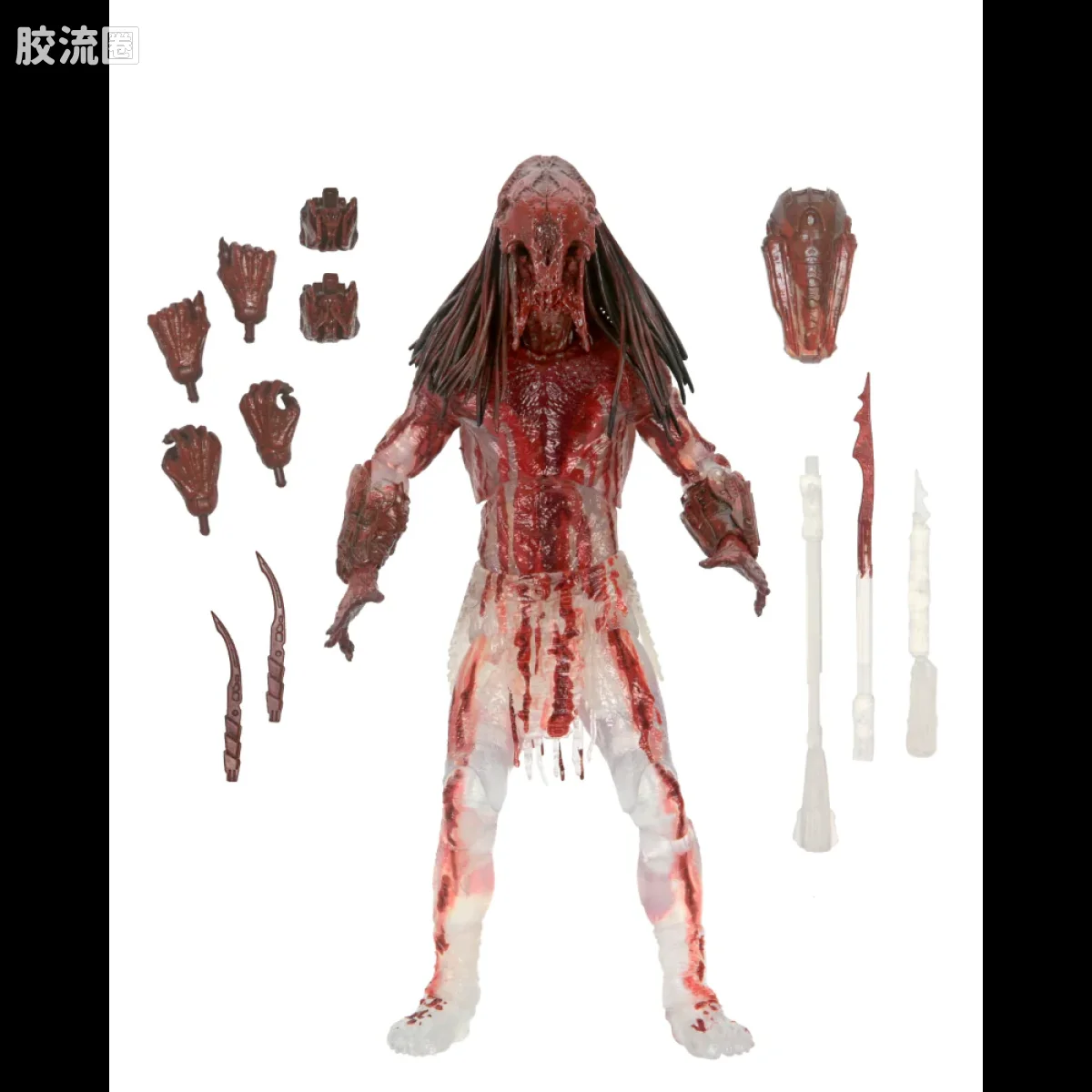 NECA 7寸可动人形系列 铁血战士系列 铁血战士：猎物 野蛮铁血战士 - 图片