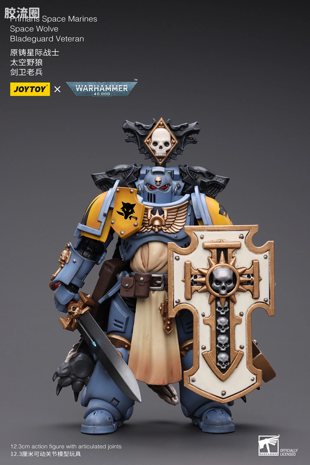 JOYTOY x 战锤40K 太空野狼 【3.0】太空野狼剑卫老兵 - 图片