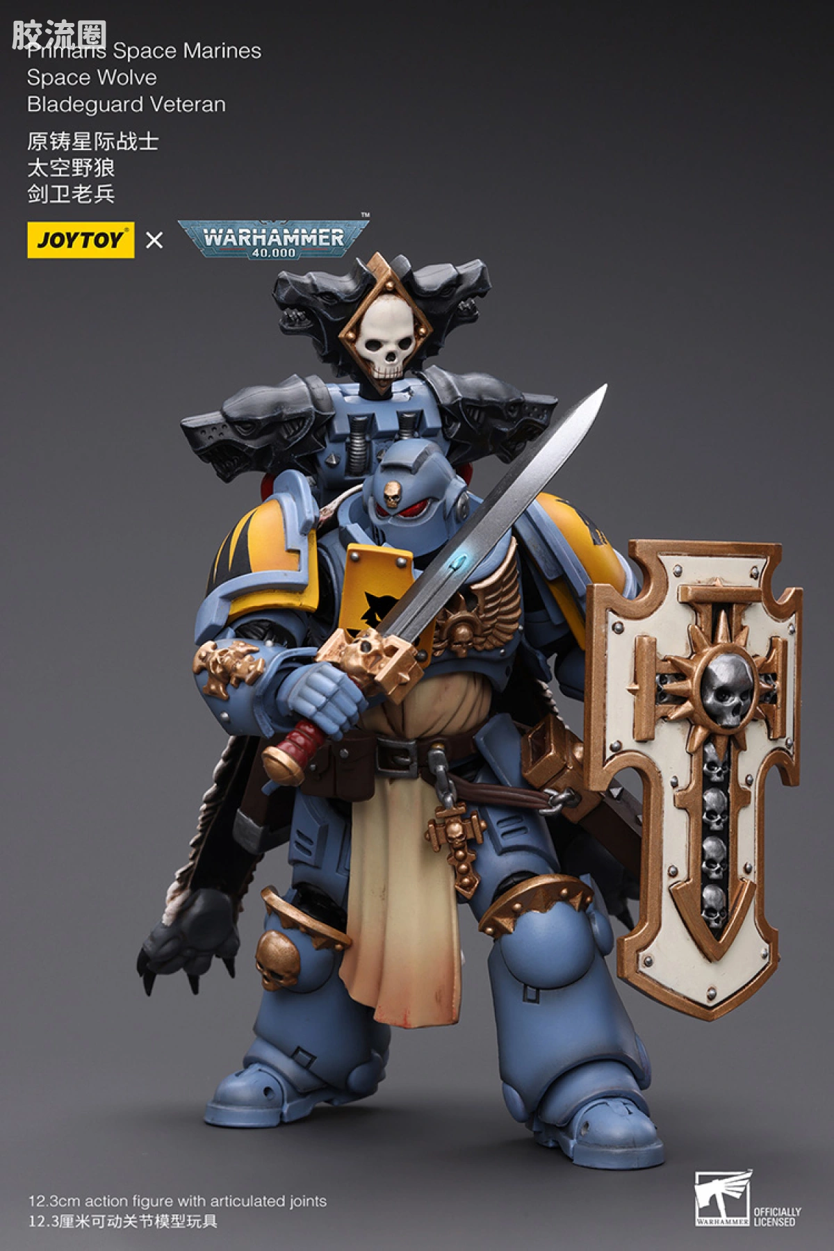 JOYTOY x 战锤40K 太空野狼 【3.0】太空野狼剑卫老兵 - 图片
