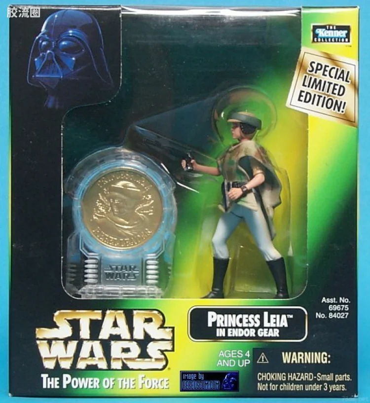 星球大战 THE POWER OF THE FORCE 加强版系列 Princess Leia in Endor Gear