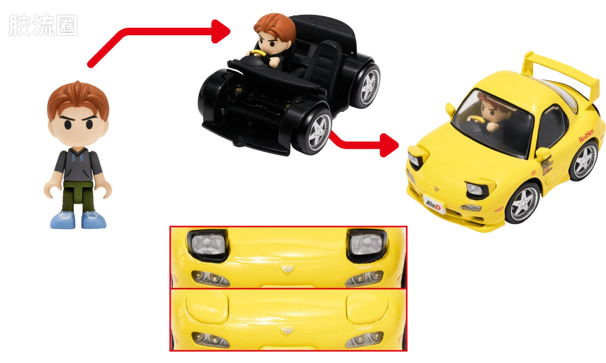 T-SPARK Q VILLAGE QV-05 头文字D 丰田AE86雷鸣 - 图片