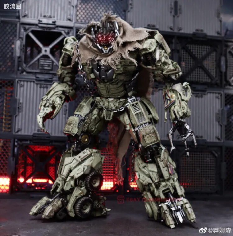 Unique Toys变形金刚系列 普通版 R-05战损精涂绿色油罐威震天
