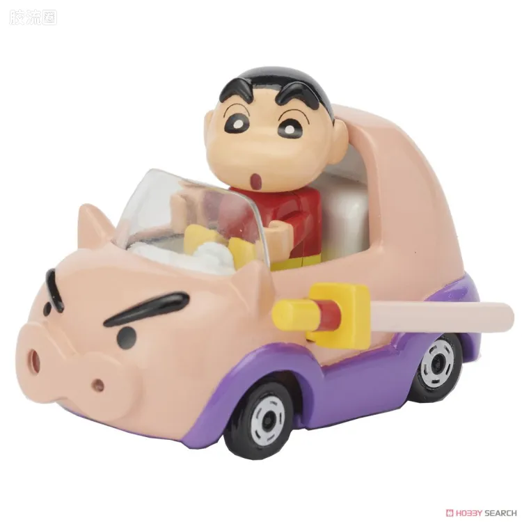 多美卡金属车系列 Dream RIDE ON R06 蜡笔小新和肥嘟嘟左卫门车