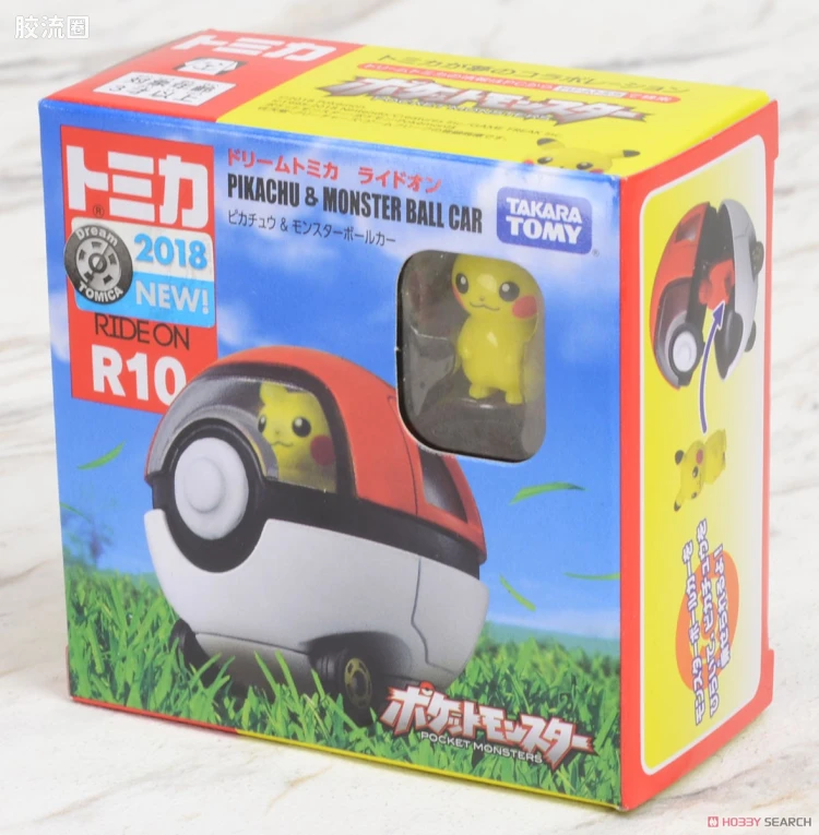 多美卡金属车系列 Dream RIDE ON R10 皮卡丘 + 精灵球车