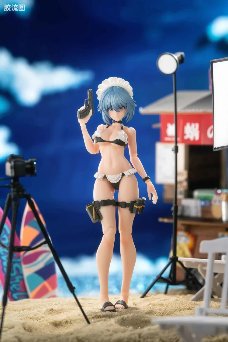 蜗之壳 综合手办 1/12可动成品系列 RA-02S 和音·夏日特勤 - 图片