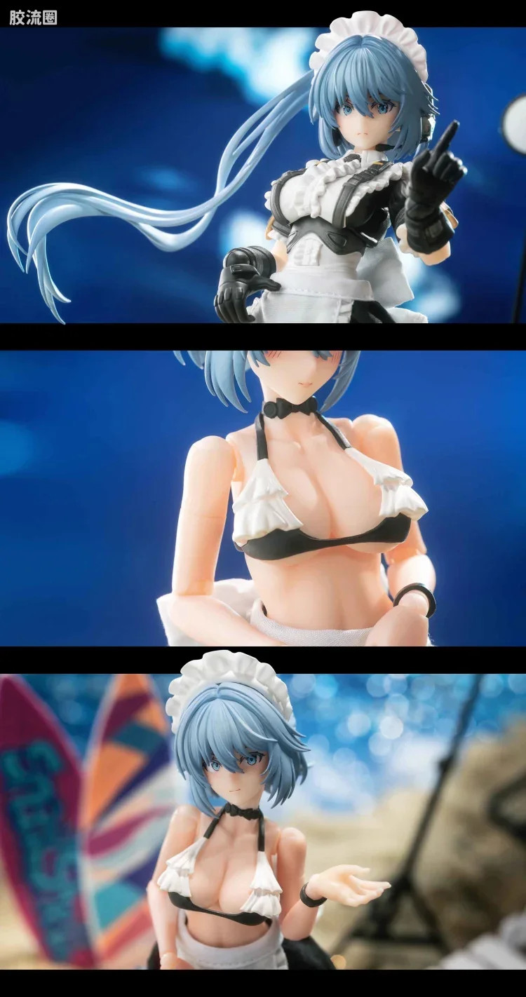 蜗之壳 综合手办 1/12可动成品系列 RA-02S 和音·夏日特勤 - 图片