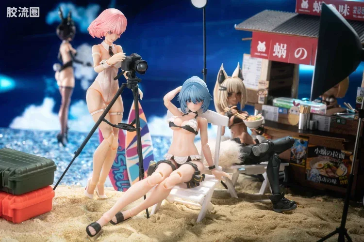 蜗之壳 综合手办 1/12可动成品系列 RA-02S 和音·夏日特勤 - 图片