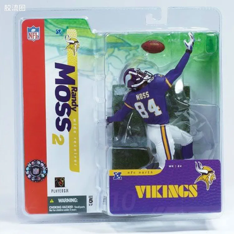 麦克法兰NFL美式足球系列玩具 第10代 RANDY MOSS 2