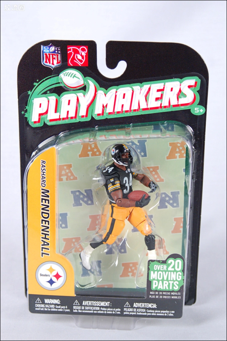 麦克法兰NFL美式足球系列玩具 PLAYMAKERS第2代 RASHARD MENDENHALL